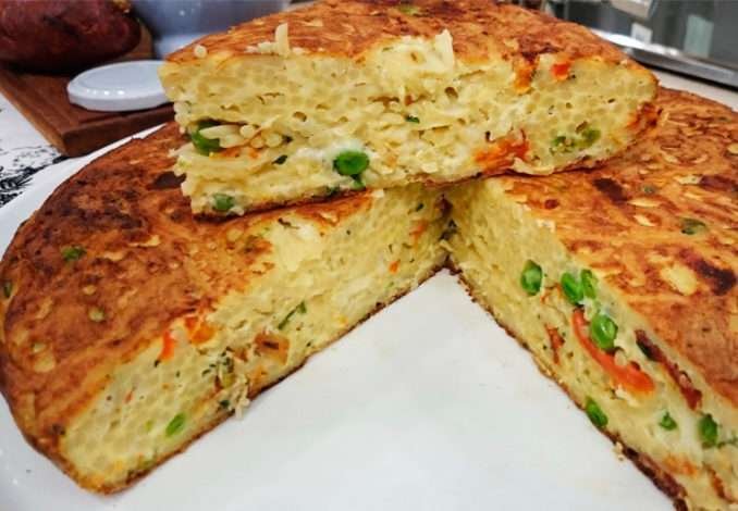 Receta de Tortilla de Fideos