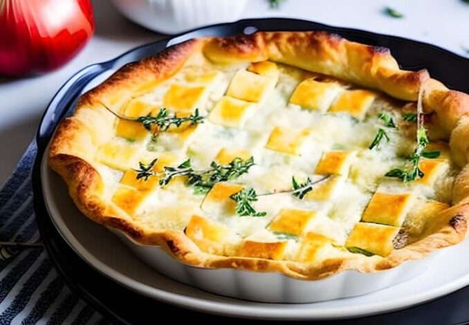 Receta de Tarta de cebolla con queso - Clásico y Gourmet - Recetas fáciles  de cocina casera